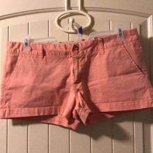 Mossimo peach chino style shorts